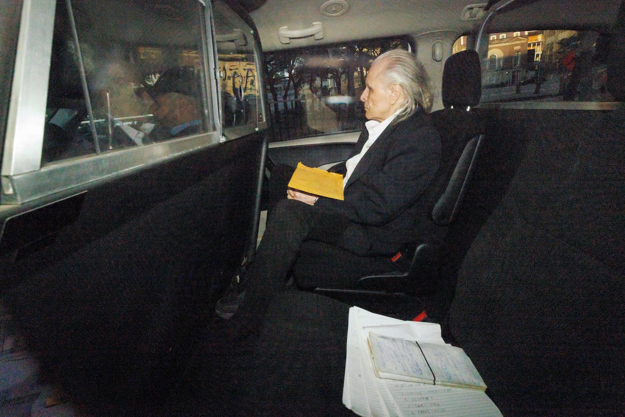 Peter Nygard arrives to a courthouse in Toronto on Tuesday, October 3, 2023.