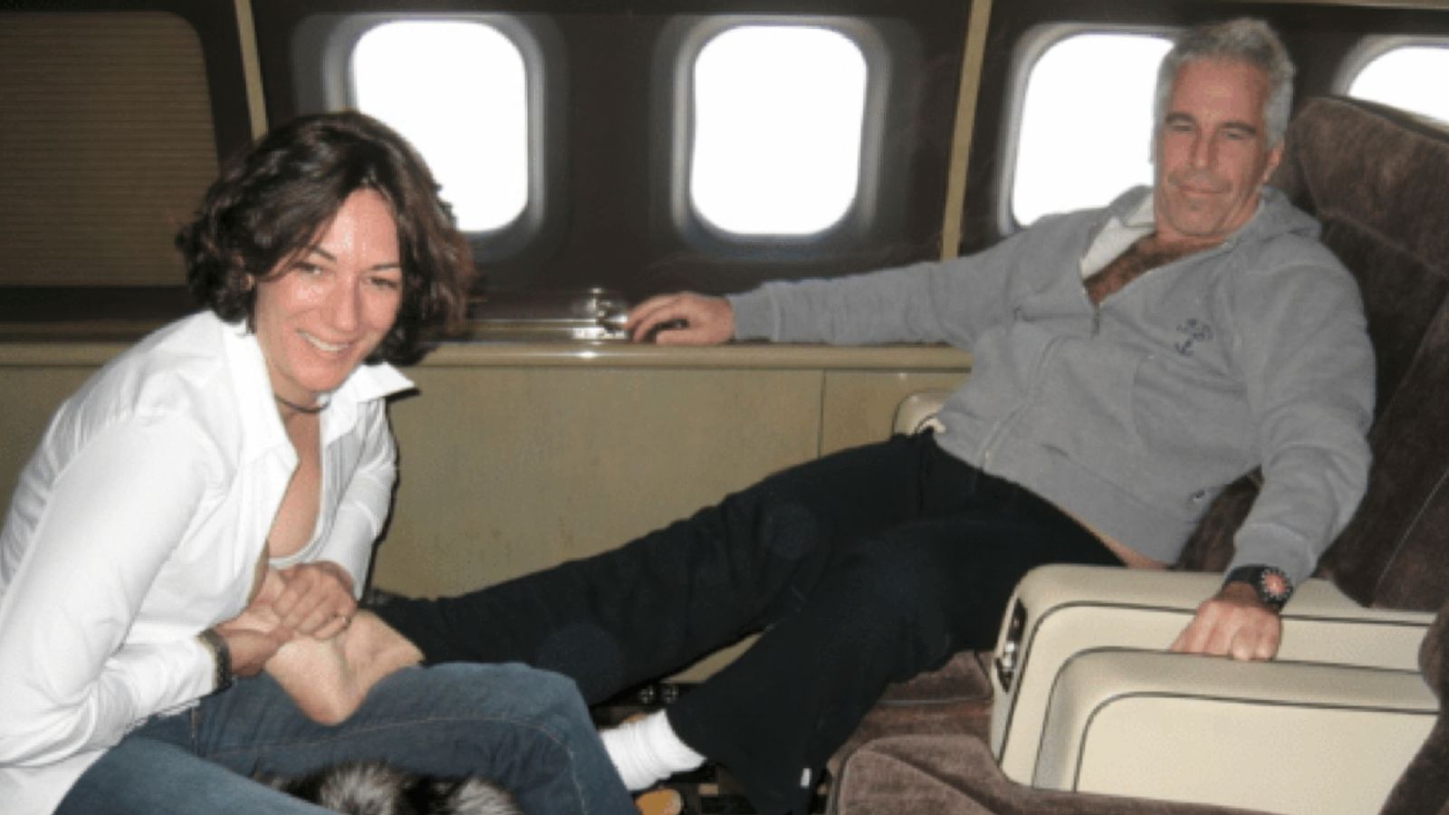 Jeffrey Epstein with Ghislaine Maxwell. Pic: U.S. Department of Justice via AP