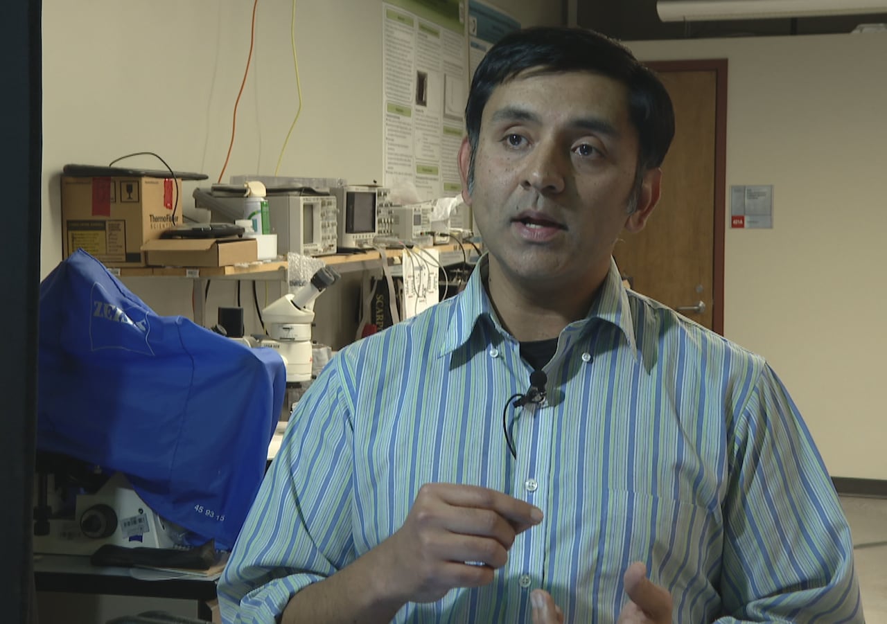 A man in an engineering lab.