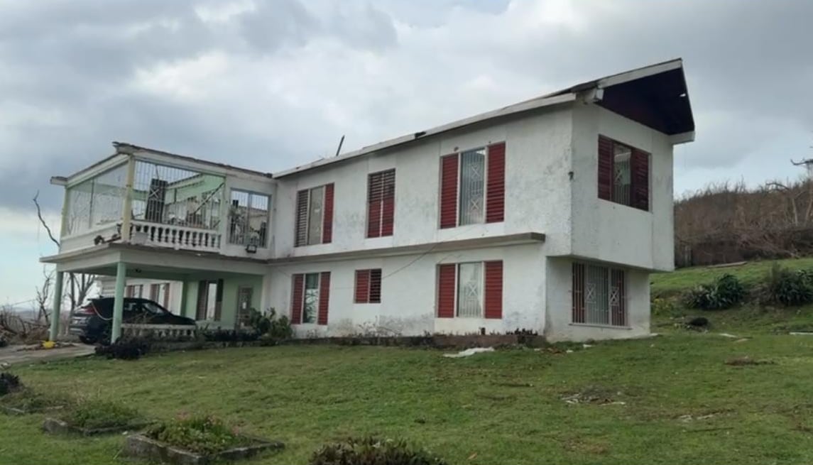 A house with half a roof