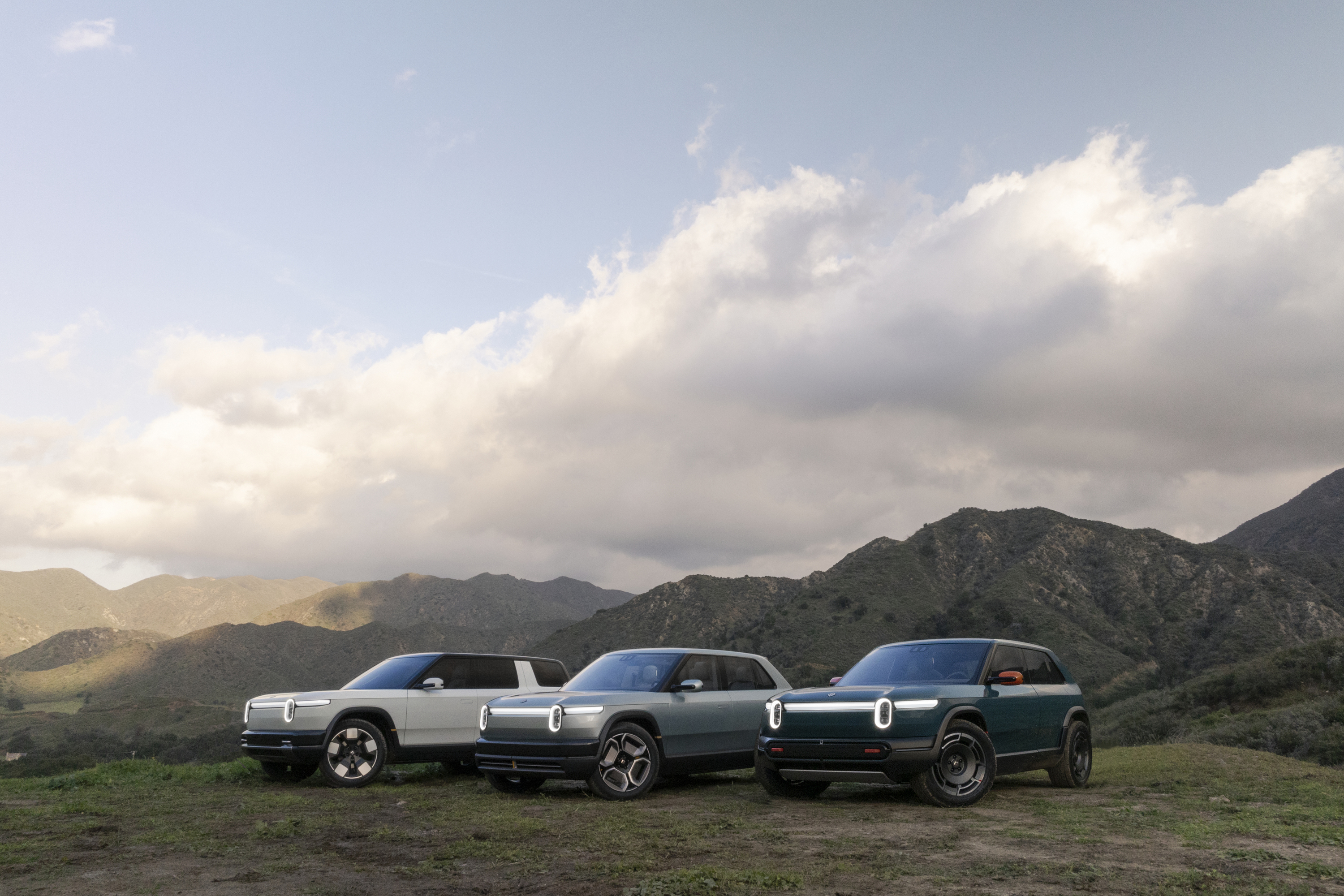 Rivian's family of vehicles.