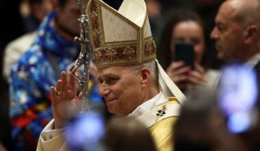 Pope Leo, on Christmas Eve, says denying help to poor is rejecting God