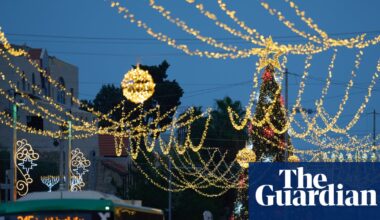 Israeli police arrest Palestinian man dressed as Santa Claus at Christmas party | World news