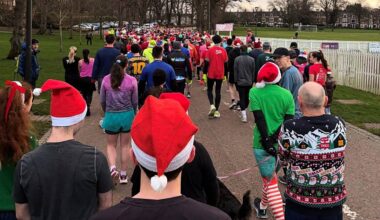Thousands turn out for Christmas morning parkruns