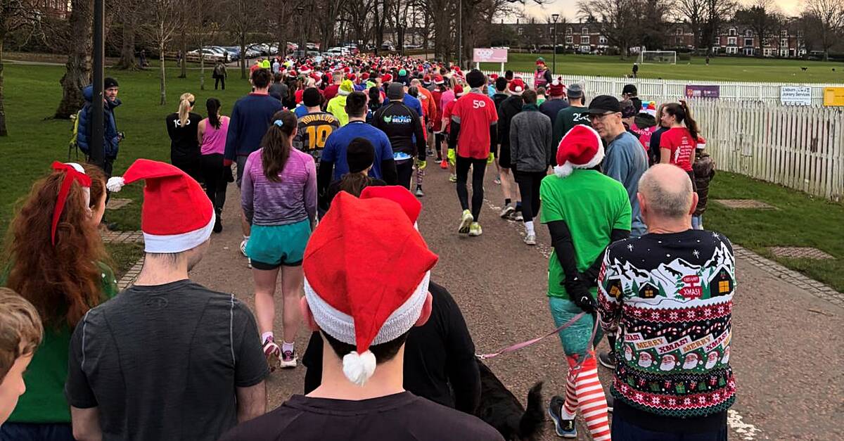 Thousands turn out for Christmas morning parkruns