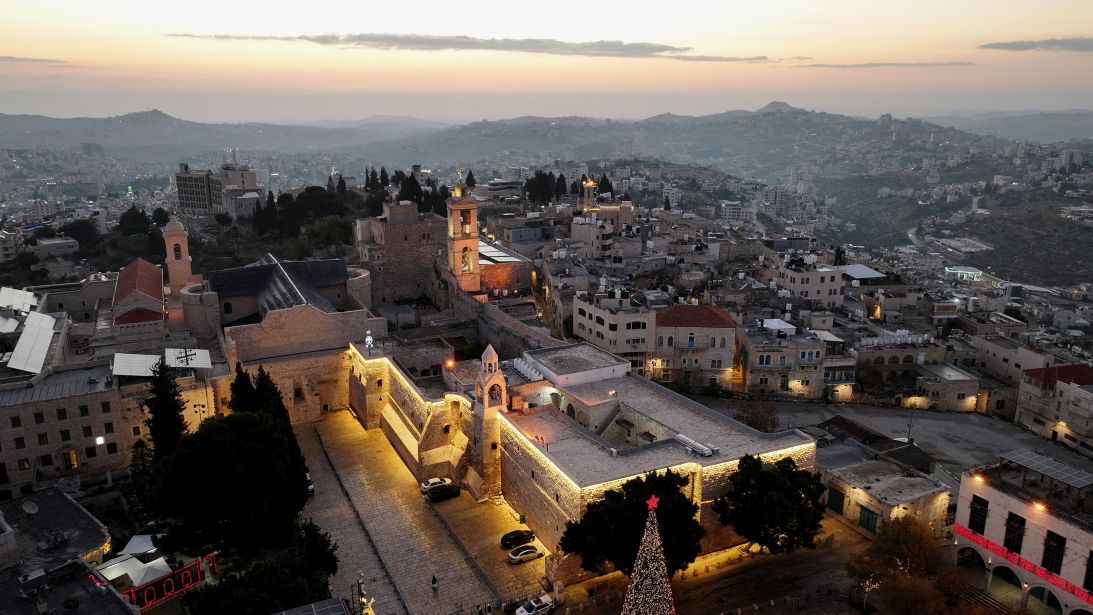 The Church of the Nativity is seen on Wednesday.