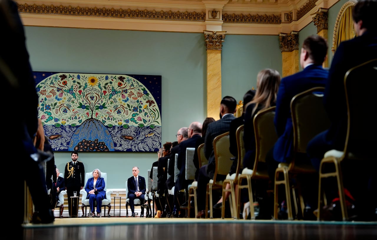 Prime Minister Mark Carney and Gov. Gen. Mary Simon