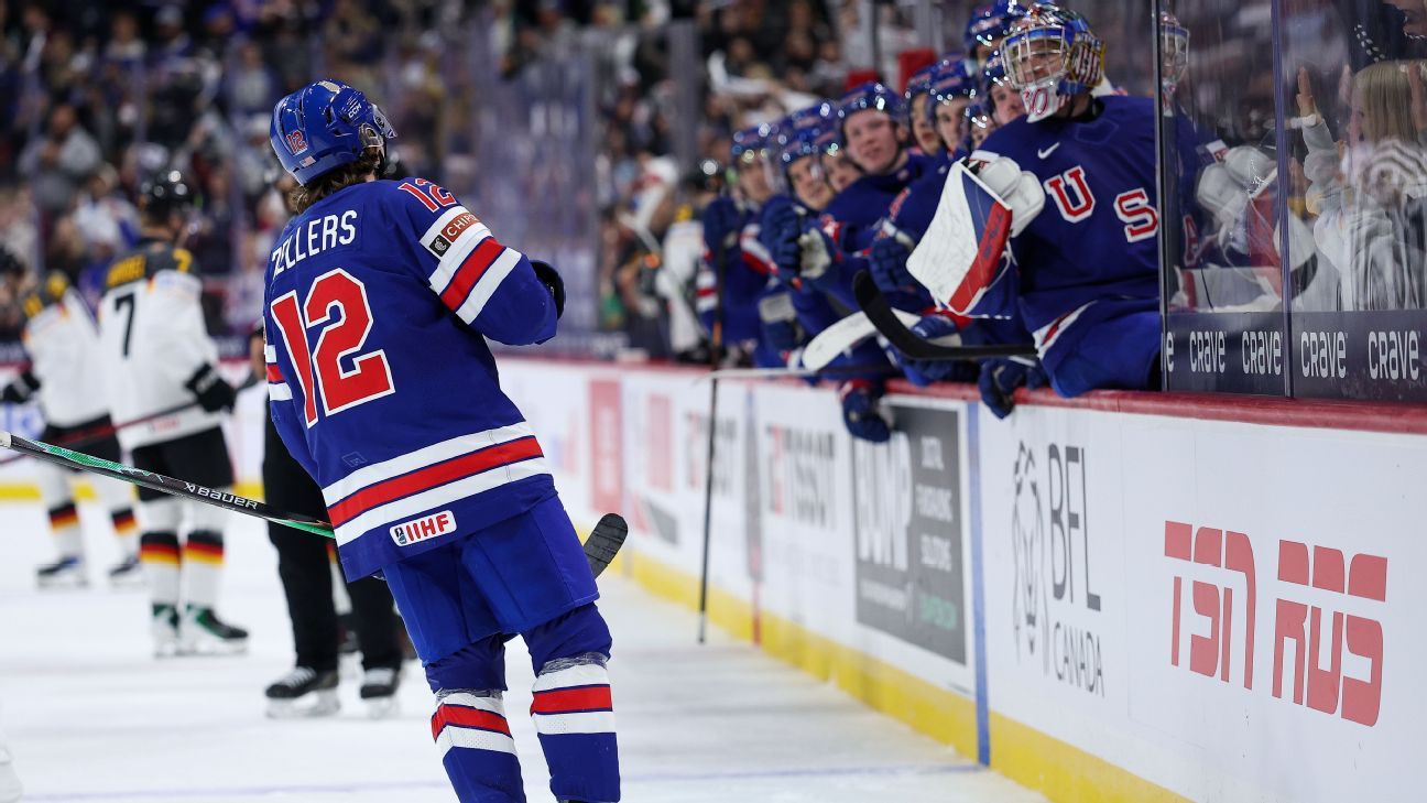 Will Zellers leads U.S. past Germany in world juniors opener