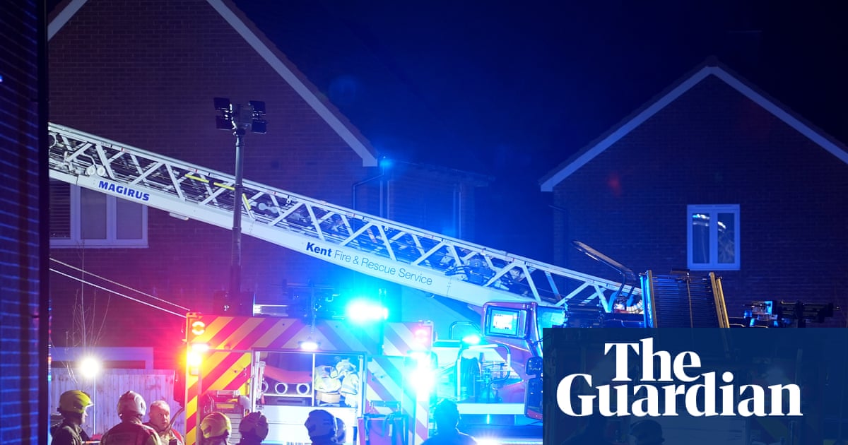 One child dead and another in hospital after house fire in Kent | UK news