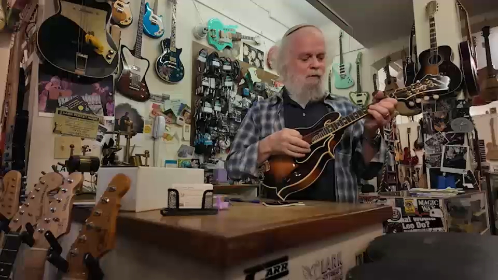 Vintage guitar store owner speaks out after stolen instruments returned in Teaneck, New Jersey