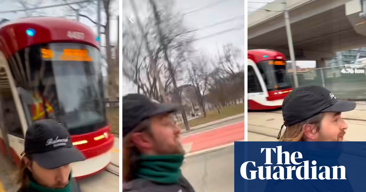 ‘I don’t like winning’: Toronto man outruns streetcars to show up sluggish transit network | Canada