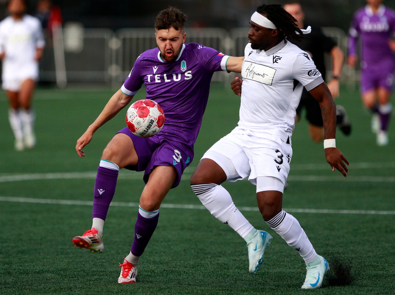 two male soccer players