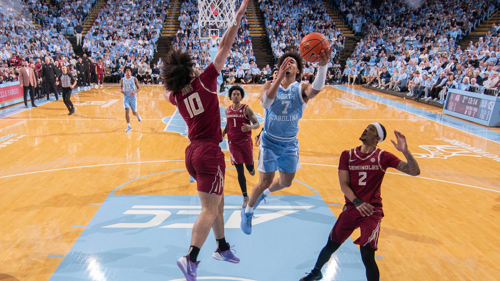 Caleb Wilson University of North Carolina Men’s Basketball v Florida State University; FSU  Dean E. Smith Center Chapel Hill, NC Tuesday, December 30, 2025