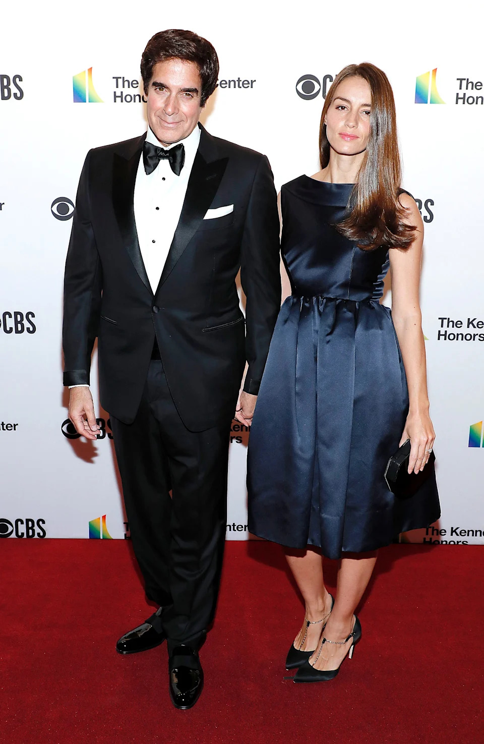 David Copperfield and fiancée Chloe Gosselin attend the 42nd annual Kennedy Center Honors at Kennedy Center Hall of States on Dec. 8, 2019, in Washington, DC.
