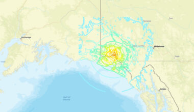 Magnitude-7.0 earthquake hits remote wilderness along Alaska-Canada border