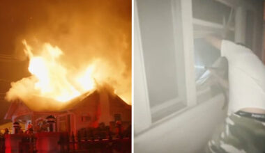 Neighbors rush to help as deadly Alhambra fire tears through home; 1 person dead, several hurt