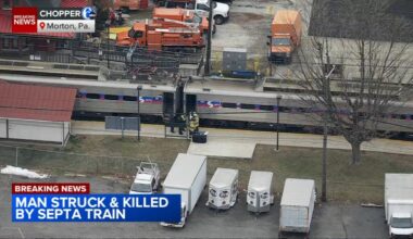 Man fatally struck by SEPTA train near Morton Station, Delaware County