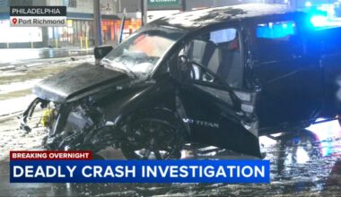 Philadelphia Police investigate deadly crash in Port Richmond