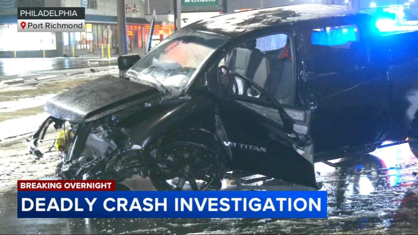 Philadelphia Police investigate deadly crash in Port Richmond