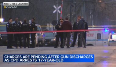 Chicago crime: 17-year-old suspect's weapon fires during struggle with police officers on West 71st Street in West Lawn, CPD says