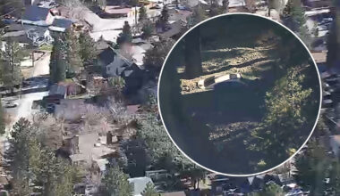 AIR7 captures first aerial view of Wrightwood storm damage