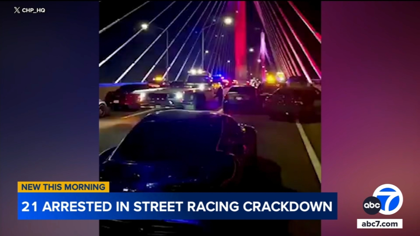21 arrested in street racing crackdown on 110 Freeway, CHP says