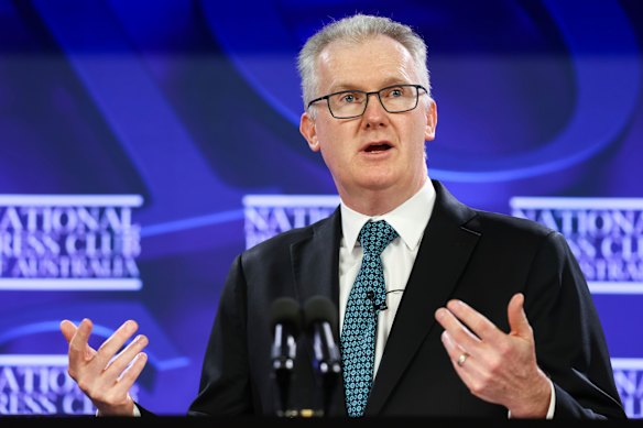 Home Affairs Minister Tony Burke has declined to answer questions about Australia’s role in funding a private security force on Nauru.