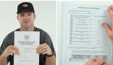 Chad Townsend breaks down his NRL contract, how superannuation in NRL works, representative eligibility, news, videos, highlights, YouTube