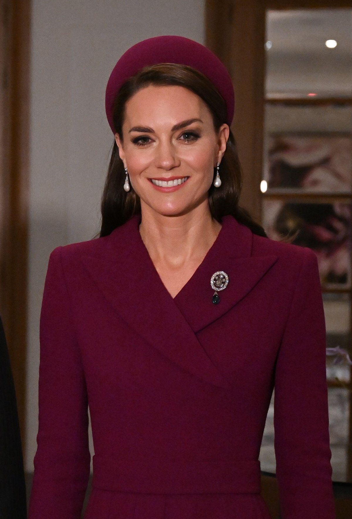 The Princess of Wales welcomes the President of South Africa to London at the start of his state visit to Britain on November 22, 2022 (Justin Tallis/PA Images/Alamy)