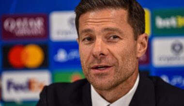 LIVERPOOL, ENGLAND - Monday, November 3, 2025: Real Madrid's manager Xabi Alonso during a press conference at Anfield ahead of the UEFA Champions League game between Liverpool FC and Real Madrid CF. (Photo by David Rawcliffe/Propaganda)