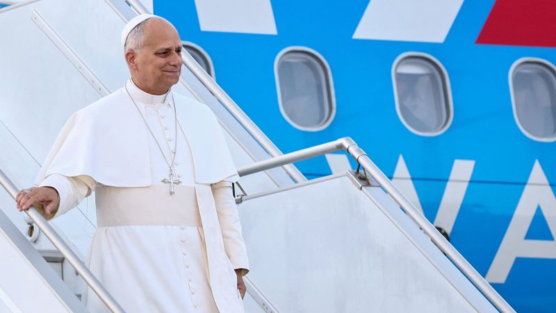 Pope Leo arrives in Lebanon, bringing call for unity in crisis-hit nation