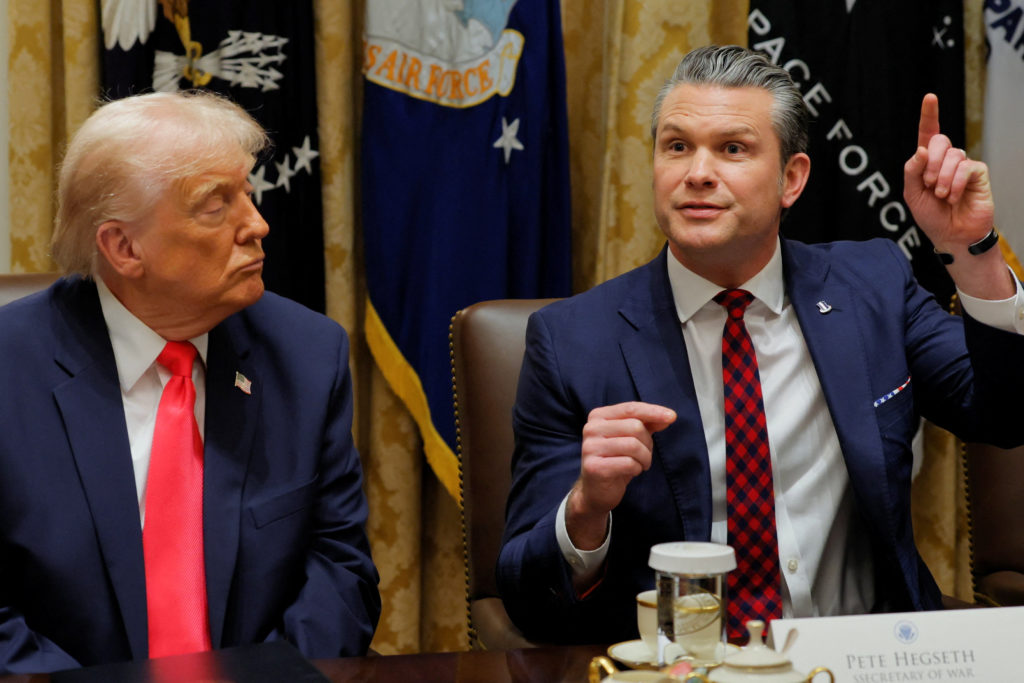U.S. President Donald Trump at the White House in Washington