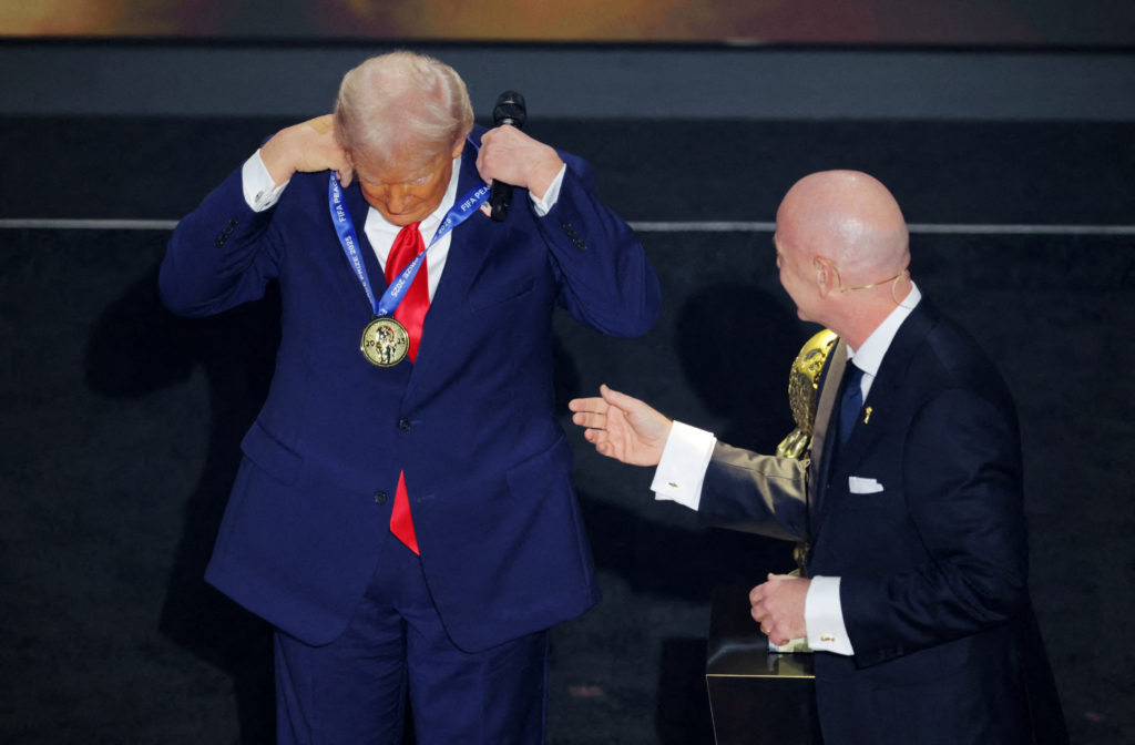 WATCH: Trump awarded new FIFA peace prize