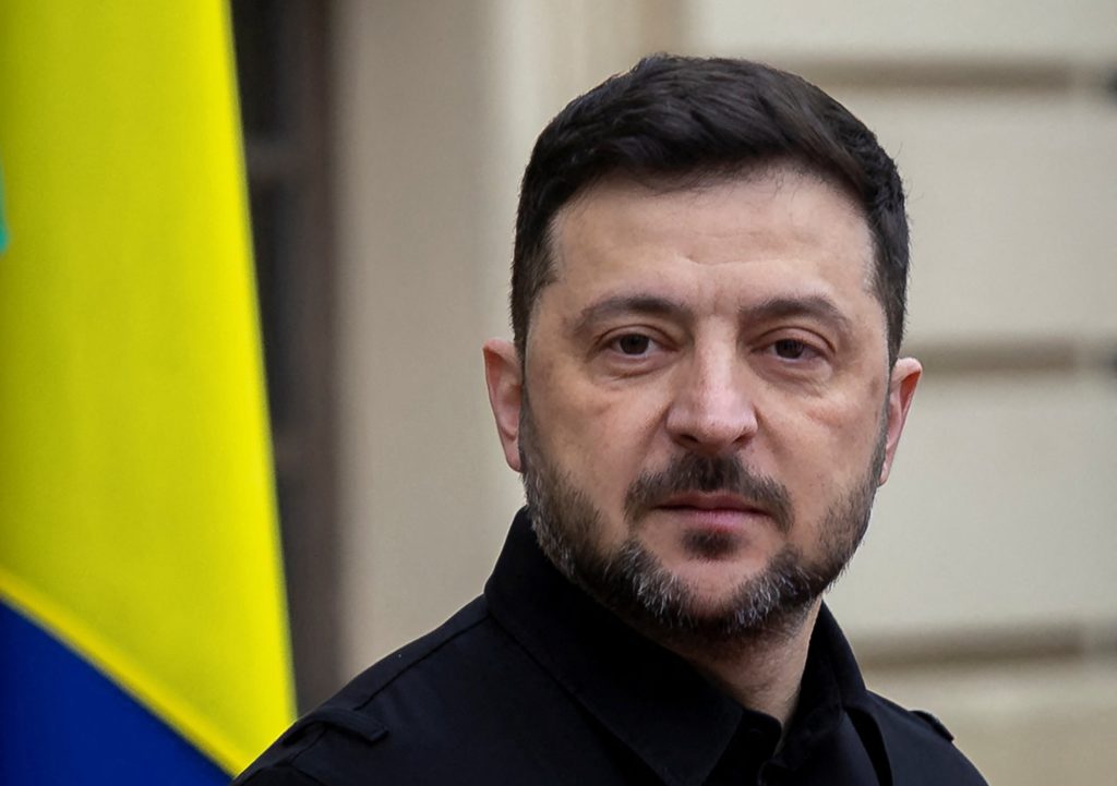 Ukrainian President Volodymyr Zelenskiy meets Portuguese Prime Minister Luis Montenegro in Kyiv