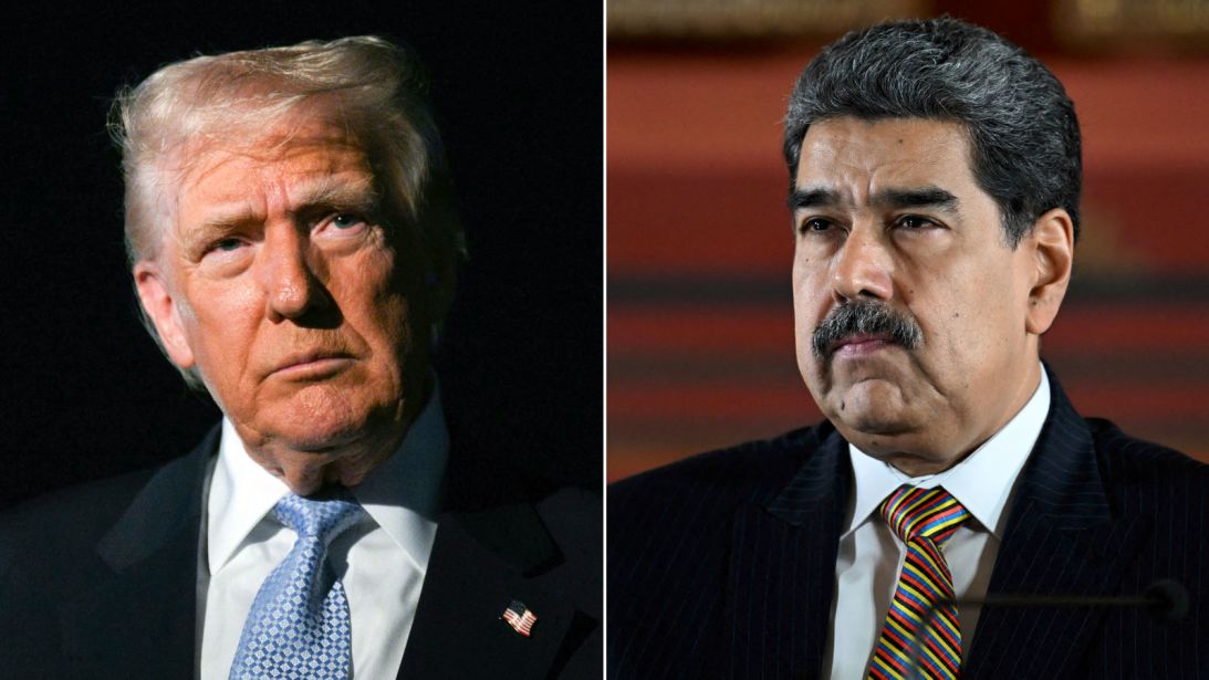 US President Donald Trump and Venezuelan President Nicolás Maduro.