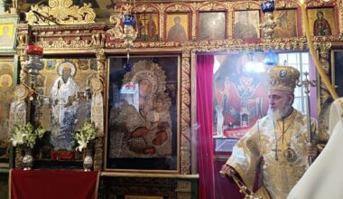 THE FEAST OF SAINT SPYRIDON BISHOP OF TRIMYTHOUS THE WONDERWORKER AT THE PATRIARCHATE - Jerusalem Patriarchate