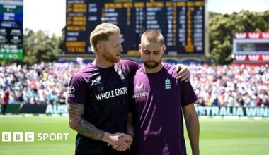 Ben Stokes looks glum