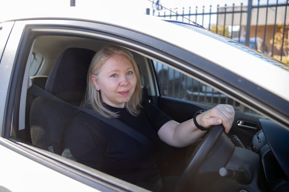 Parent Liz Tsareva, who said she barely slept after Tuesday’s incident.