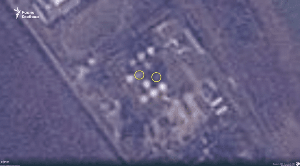 Satellite imagery confirms the destruction of fuel tanks at Russia’s Livny oil depot in the Oryol region following a Ukrainian drone strike on December 2. (Source: Radio Svoboda)