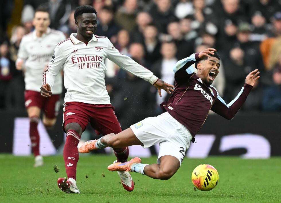 Arsenal suffered a rare setback at Aston Villa
