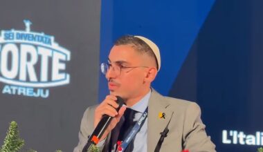 Former hostage retells October 7 horrors at event of Italy's ruling party