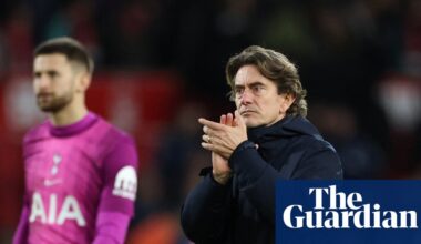 Frank warns Tottenham ‘not a quick fix’ after ‘very bad performance’ at Forest | Tottenham Hotspur