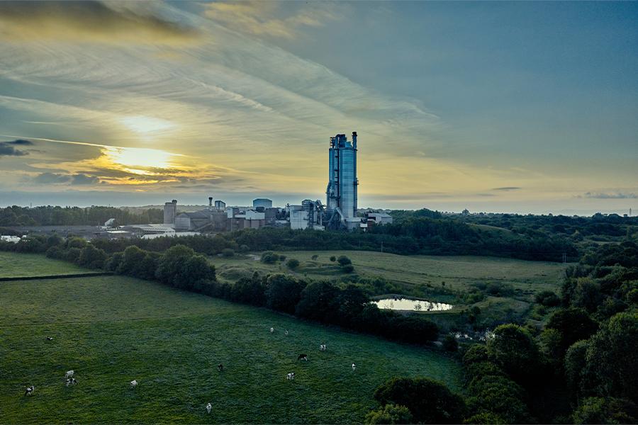 The Padeswood Cement Works in Flintshire, Wales, United Kingdom(Photo courtesy of Heidelberg Materials)