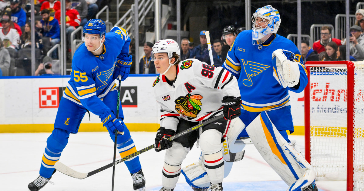 Blackhawks’ Bedard injured on last-second faceoff, out for upcoming game against Red Wings