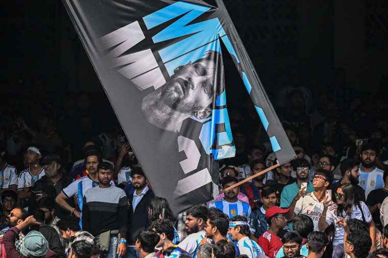 Image: TOPSHOT-FBL-INDIA-MESSI