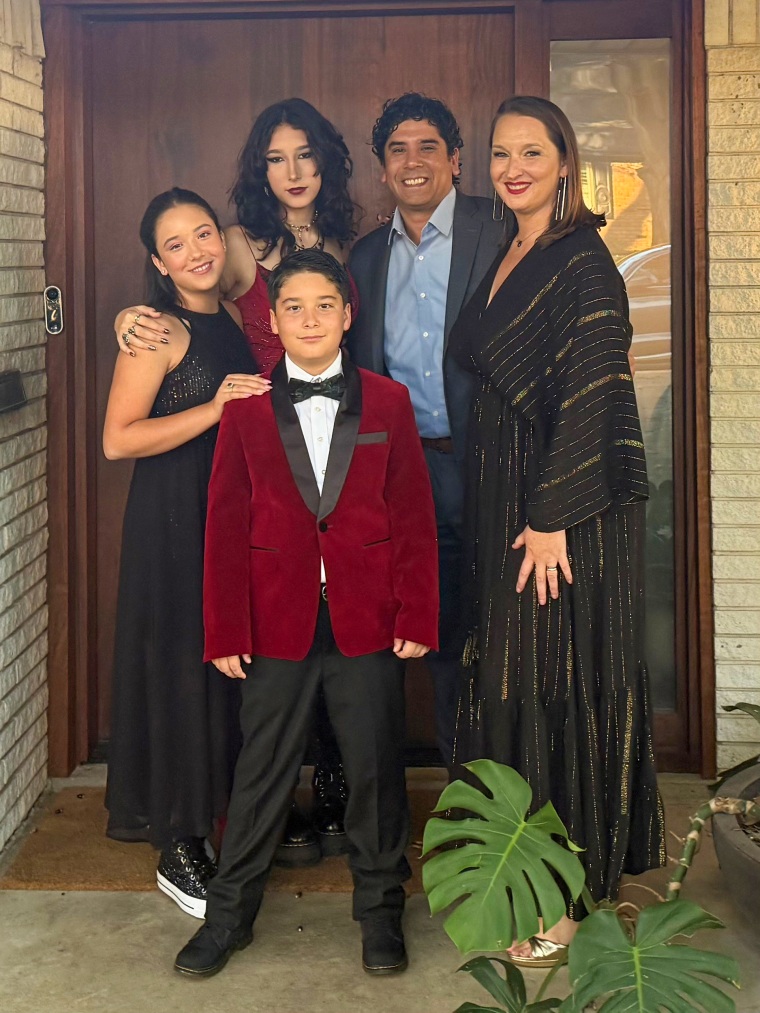 Image: Frank and Rachel Gonzales with their kids: Libby, 15, Cecilia, 12, and Henry, 10.