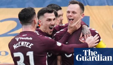 Hearts tighten grip on Premiership top spot as Shankland strikes to down Rangers | Scottish Premiership