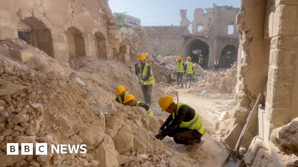 Recovery work begins at Gaza's war-damaged heritage sites
