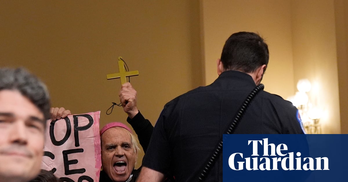 Protesters interrupt Noem hearing with Exorcist line: ‘The power of Christ compels you!’ | Kristi Noem
