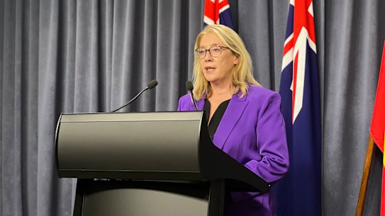 WA Treasurer Rita Saffioti on Thursday.